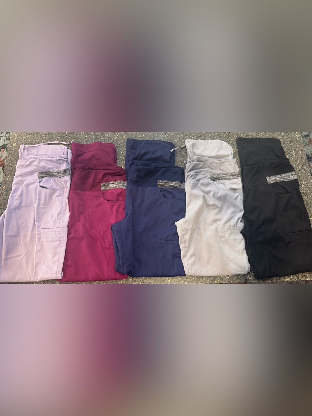 Lot of 5 Women’s Grey’s Anatomy Scrub Pants - Medium